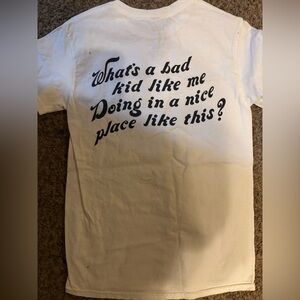 Kids White Graphic Tee